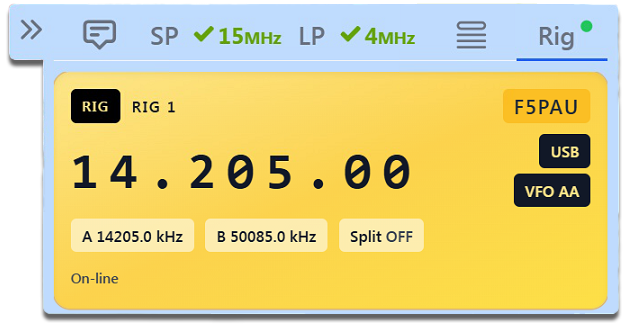 Rig control in HamDXMap    